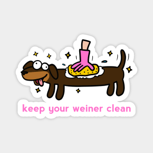 Keep your Weiner clean Magnet