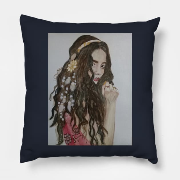 adorno de oro Pillow by Tresmonet