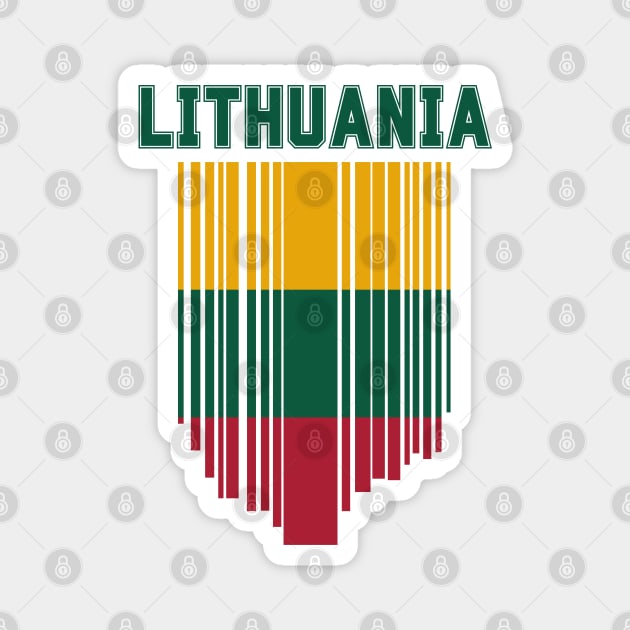 Lithuania flag, lithuanian flag Magnet by eka123
