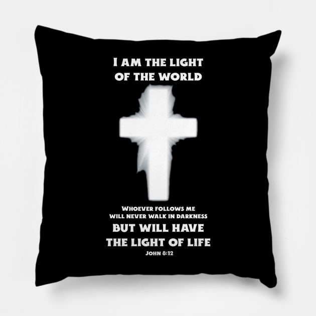 I am the light of the world Pillow by FTLOG