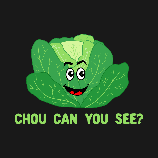 Chou Can You See - Vegan Kawaii Cabbage by KawaiinDoodle