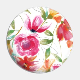 Romantic Floral Pin