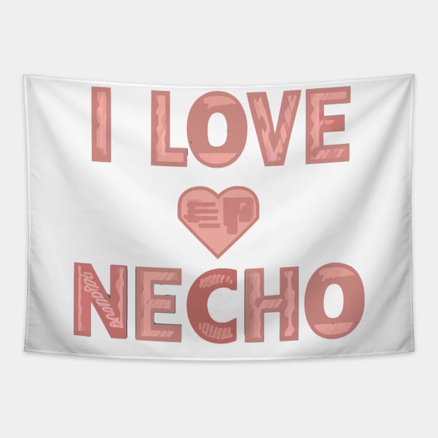 i love necho pink Tapestry by ahmadist