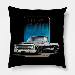 Square Body 1970 Chevy Pillow