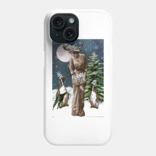 Snowflake Gathering with Friends Phone Case
