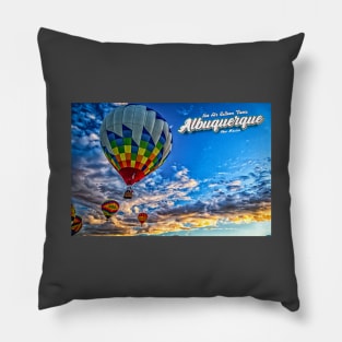 Albuquerque Hot Air Balloon Fiesta Pillow