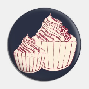 Sweet dessert Pop art Pin