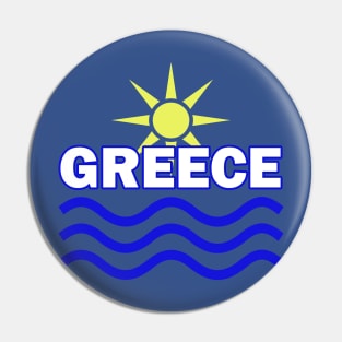 GREECE-Sun Water Pin