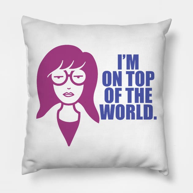 I'm on Top ..OH Pillow by Steven brown