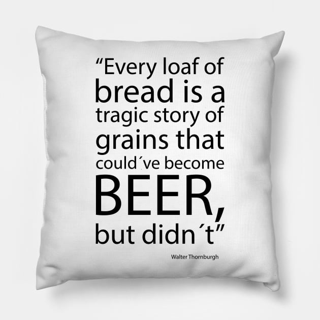 beer Pillow by hierrochulo