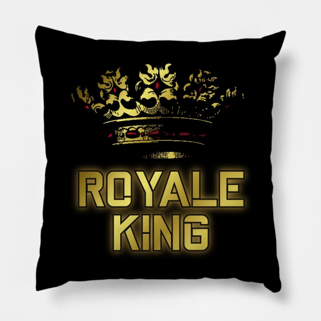 Royale King Pillow by positiveartstore