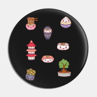 kawaii sushi Pin