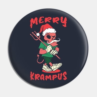 Merry Krampus Pin