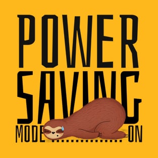 power saving mode on T-Shirt