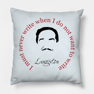 Langston Hughes Book Quote Pillow