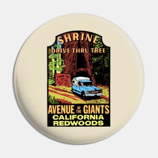 California Redwoods Pin