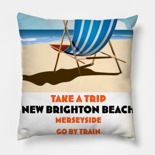 New Brighton Beach Merseyside Pillow