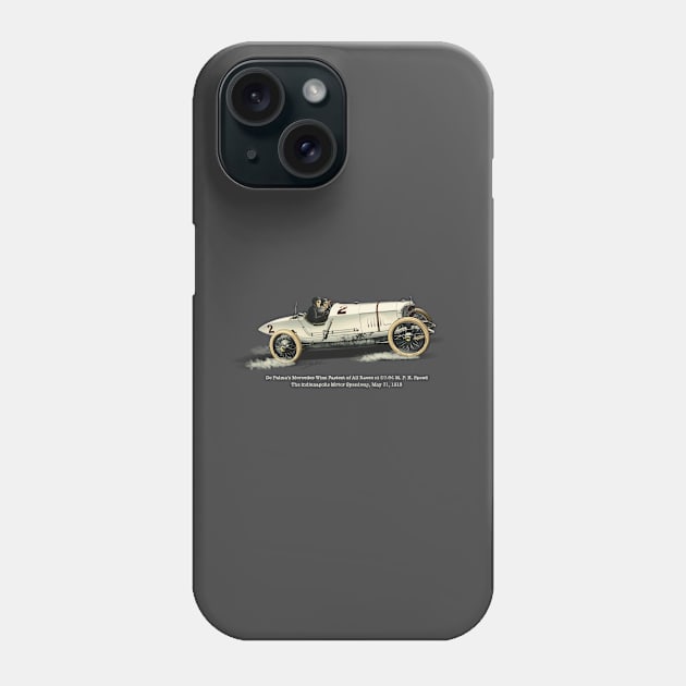 1915 Indianapolis 500 Mercedes DePalma Phone Case by AlexBook