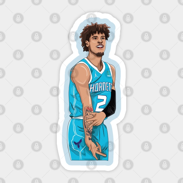 Lonzo and Lamelo Ball  Sticker for Sale by glosha