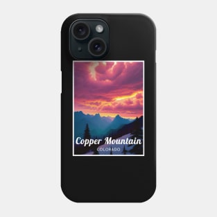 Copper Mountain Colorado United States ski Phone Case