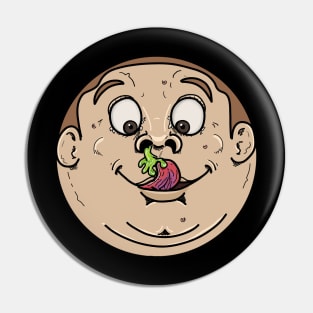 Gross Booger Eater Funny Pin