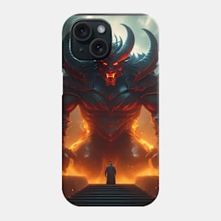 Warrior against the devil Phone Case