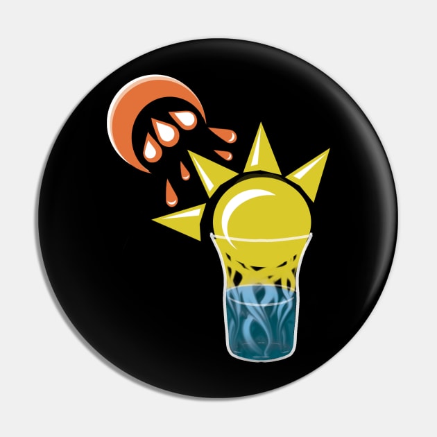 Orange Juice Pin by CarbonStorm