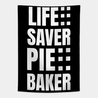 Life-Saver and Pie-Baker: A Perfect Gift for Registered Nurses Who Love Cooking - Unique Apparel Tapestry