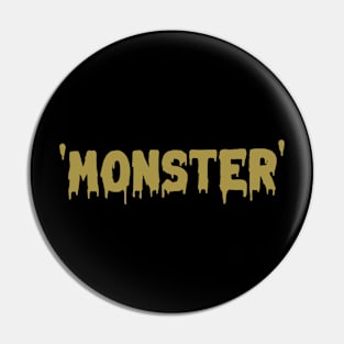 Monster green Pin