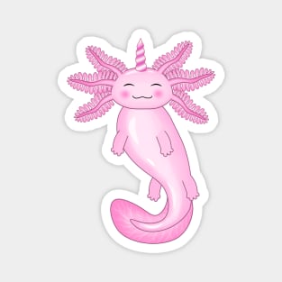 Unicorn axolotl Magnet