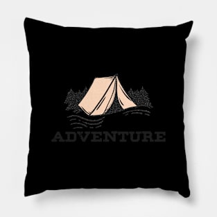 Take Adventure Go For Camping Explore The Nature And Travel (1) Pillow