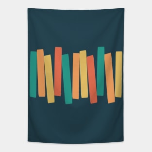 Atomic Age MCM Big Funky Blocks Teal, Orange, Yellow Tapestry