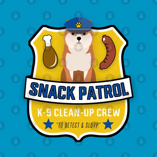 Shiba Inu Snack Patrol by Rumble Dog Tees