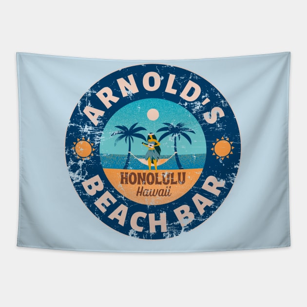 Arnold's Beach Bar Tapestry by Sultanjatimulyo exe