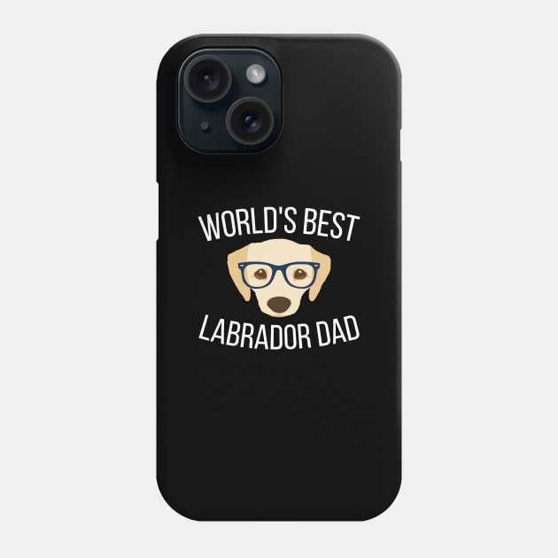 Worlds Best Labrador Dad Phone Case by kapotka