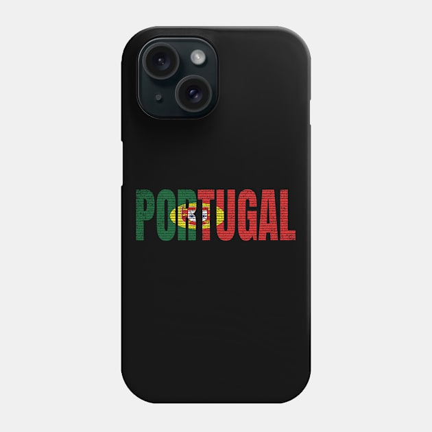 Portugal Country Vintage Portuguese National Flag Gift Phone Case by Grabitees