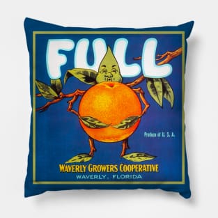 Full Brand Crate Label Pillow