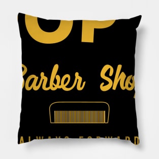 Pop's Barber Shop Pillow