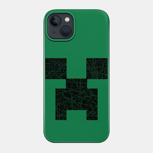 Scratched Creeper - Creeper - Phone Case