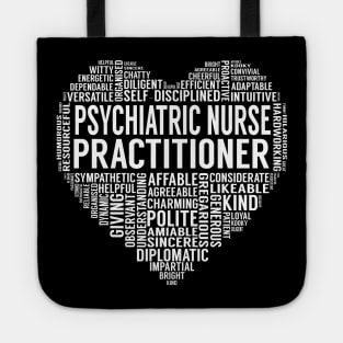 Psychiatric Nurse Practitioner Heart Tote