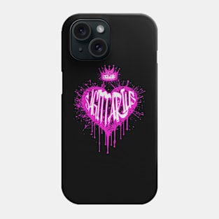 Sagittarius Graffiti Airbrush Heart Zodiac Sign Birthday Phone Case