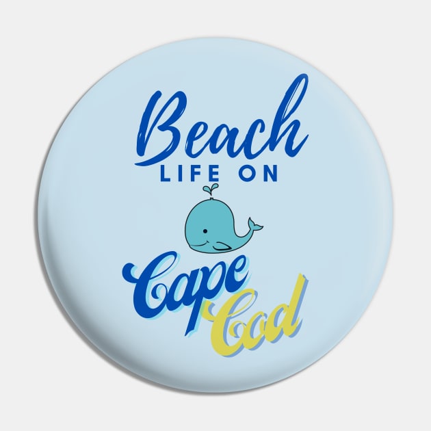 Beach Life on Cape Cod Pin by Blended Designs