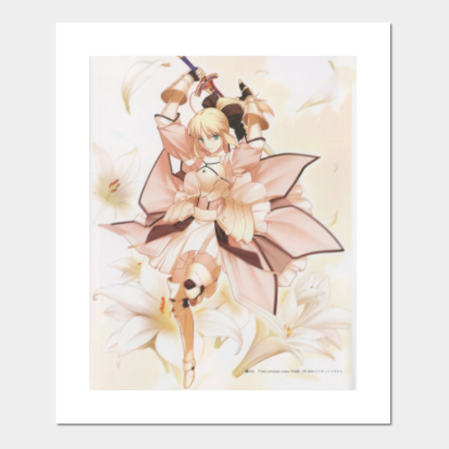 Get Wallpaper Fate Stay Night Saber Saber Posters And Art Prints Teepublic Free HD