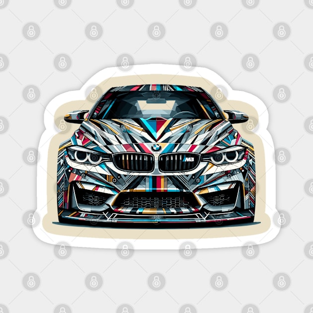 BMW M3 Magnet by Vehicles-Art