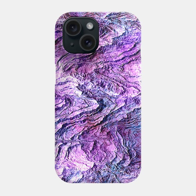 Purple Caverns Phone Case by LefTEE Designs