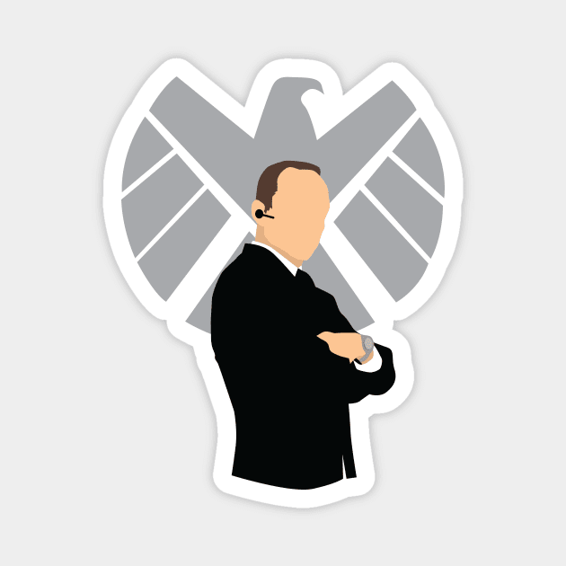 Agents of Shield Phil Coulson Magnet by Alice_Wieckowska