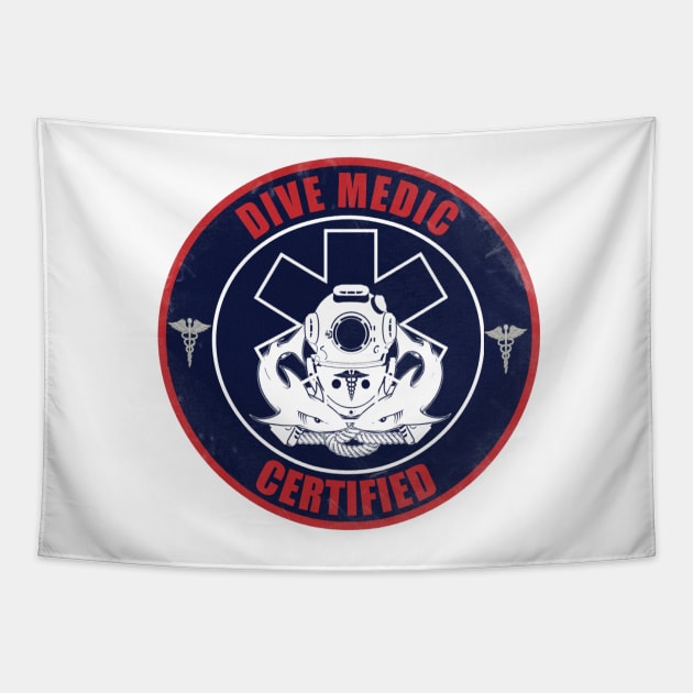 Dive Medic Tapestry by TCP