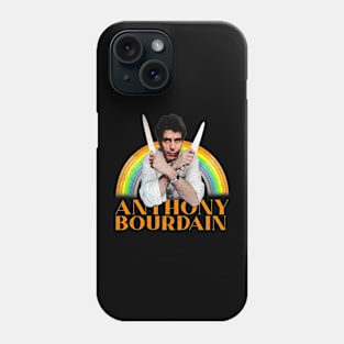 Anthony Bourdain Retro Rainbow Phone Case