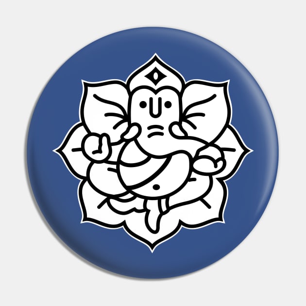 Ganesh Ganesa Ganapati Elephant 2 (black white) Pin by Mystic-Land