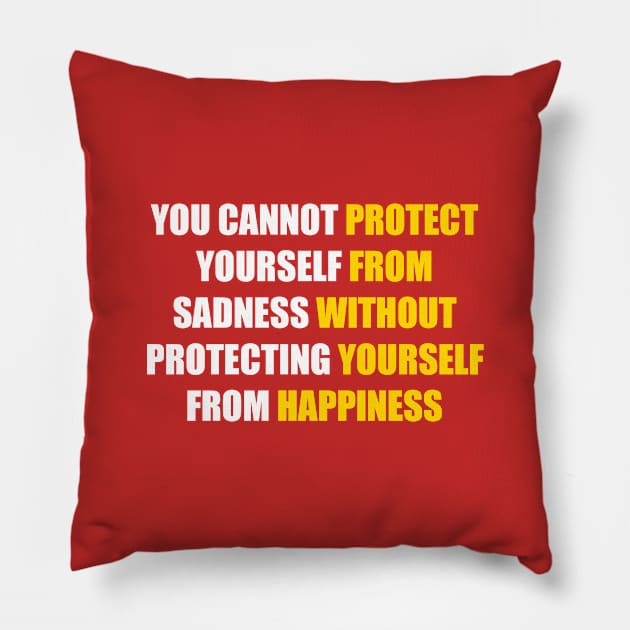 quote sad Pillow by Dexter